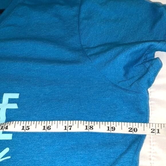 Canine Academy Blue V-Neck Graphic T-Shirt XL Ladies By Port & Company - Picture 8 of 8